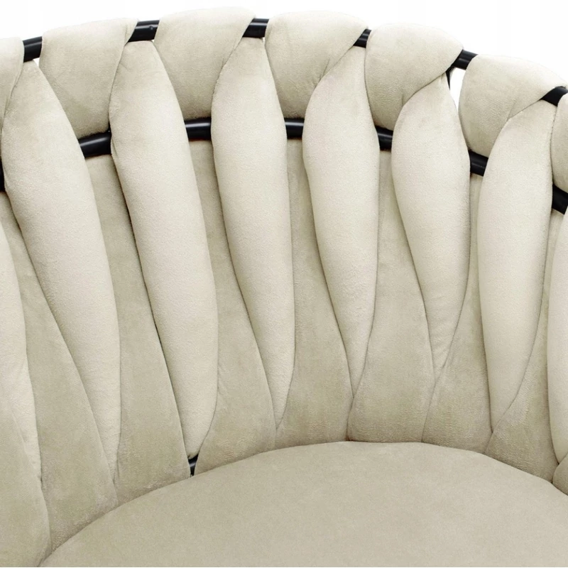 Dubai design velvet étkezőszék - bézs