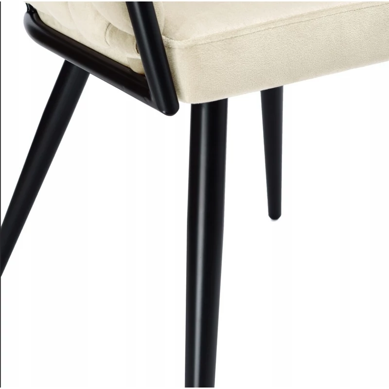 Dubai design velvet étkezőszék - bézs