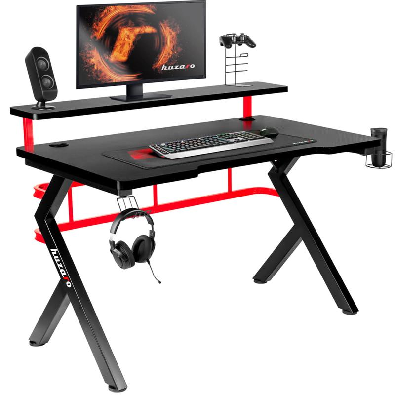 Huzaro Hero 5.0 RED Gamer asztal