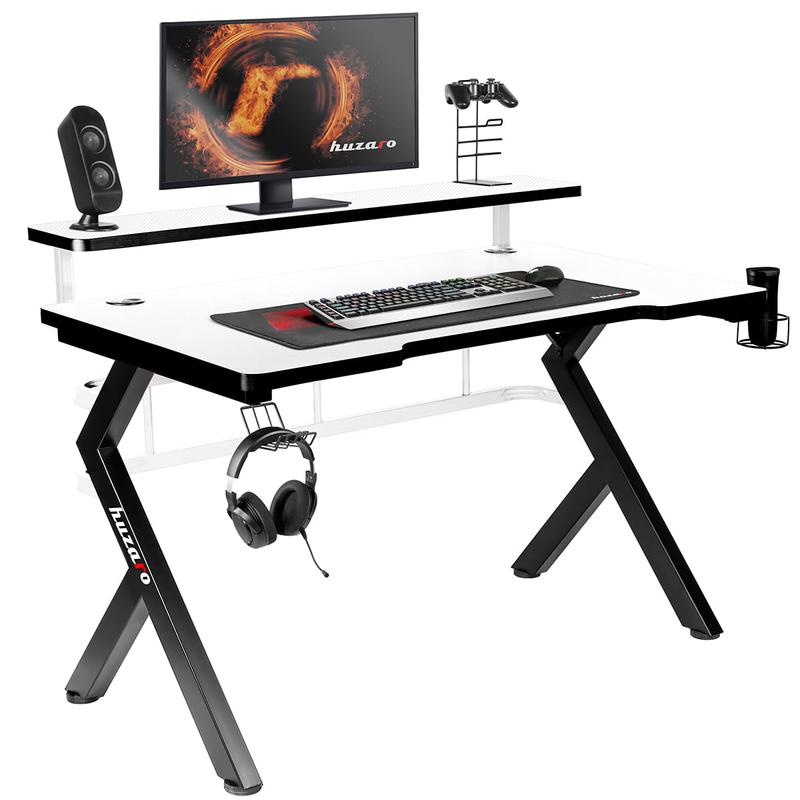 Gamer asztal - Huzaro Hero 5.0 Fehér