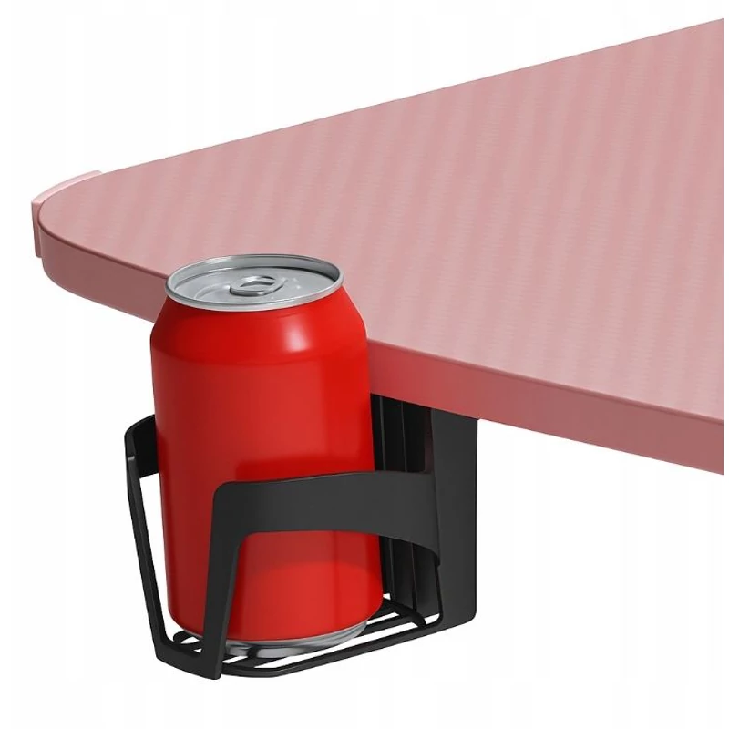 Gamer asztal LED Világítással 120 cm - Rózsaszín