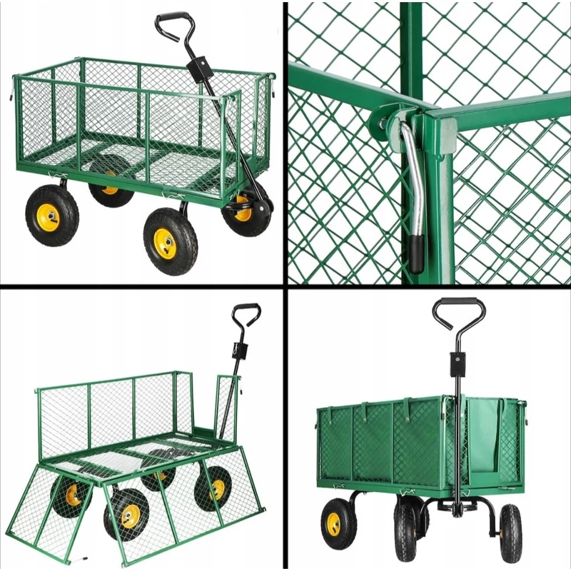 SETA KERTI KÉZIKOCSI (220L/500 kg) magasított 