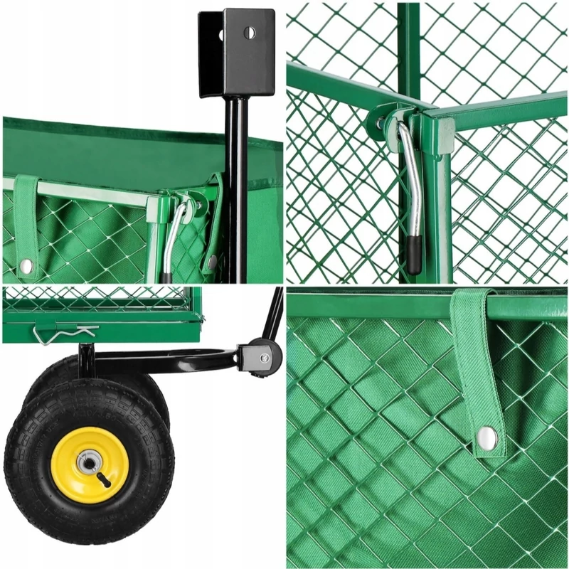 SETA KERTI KÉZIKOCSI (220L/500 kg) magasított 