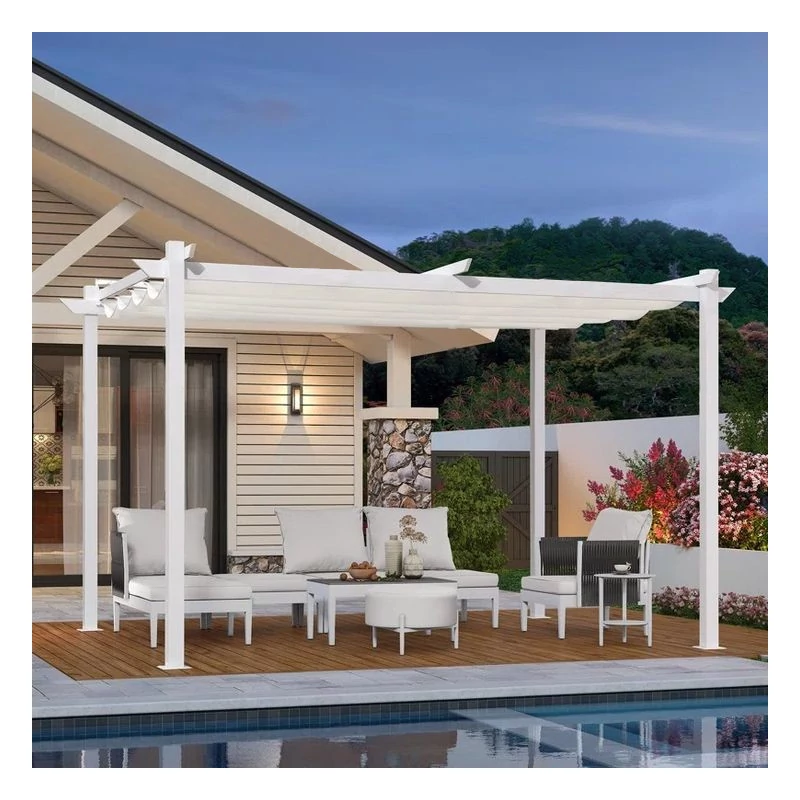 Pergola 3x4m antracit színben