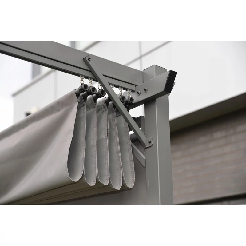 Pergola 3x4m antracit színben