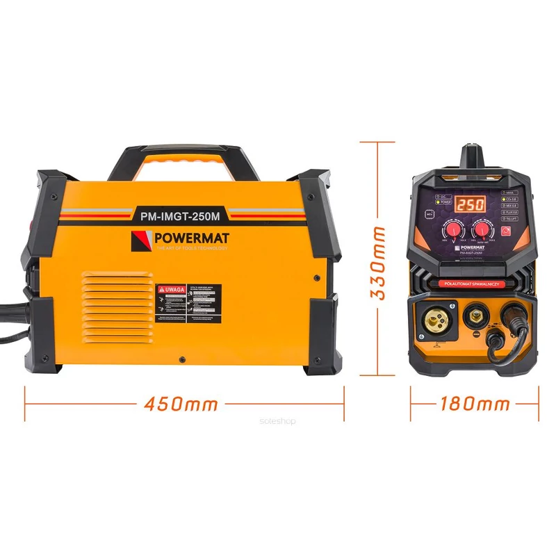 Powermat Migomat MIG MMA TIG Lift 250A FLUX PM-IMGT-250M hegesztőgép