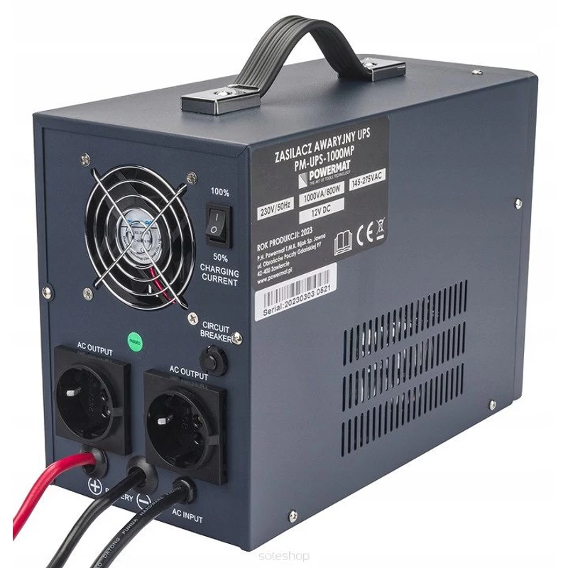 UPS LCD 1000VA 800W vésztápegység , átalakító