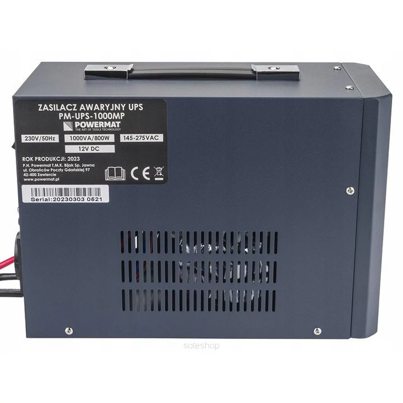 UPS LCD 1000VA 800W vésztápegység , átalakító