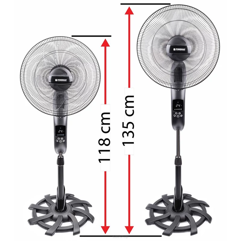 Padlóventilátor 135cm 80W