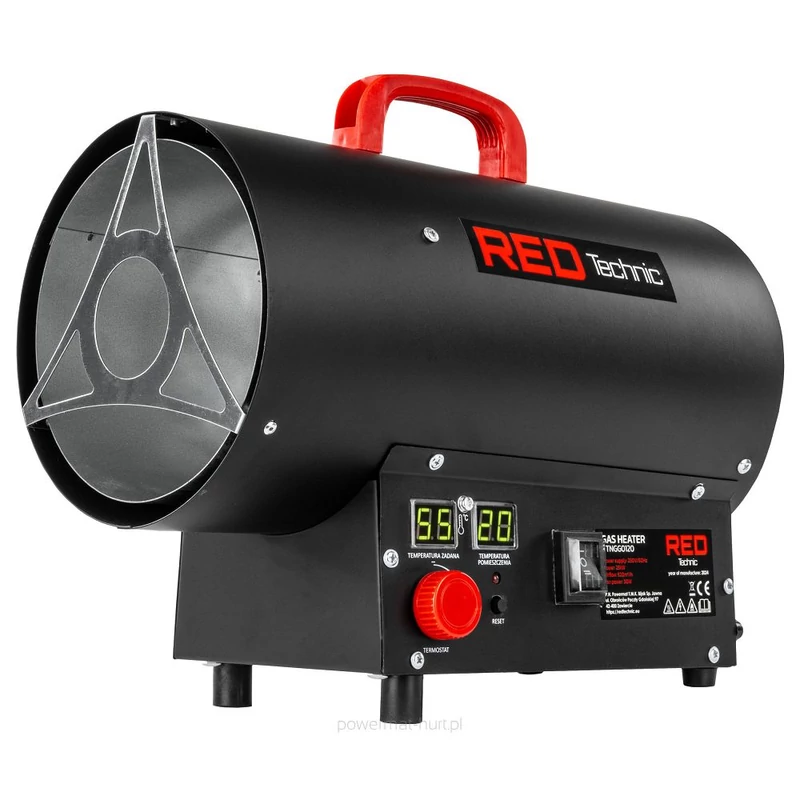 Gázüzemű hőlégfúvó 25KW RTNGG0120