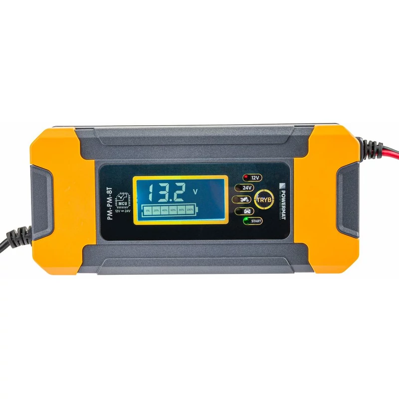 Mikroprocesszoros akkumulátortöltő 12/24V PM-PM-8T