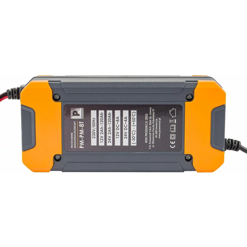 Mikroprocesszoros akkumulátortöltő 12/24V PM-PM-8T