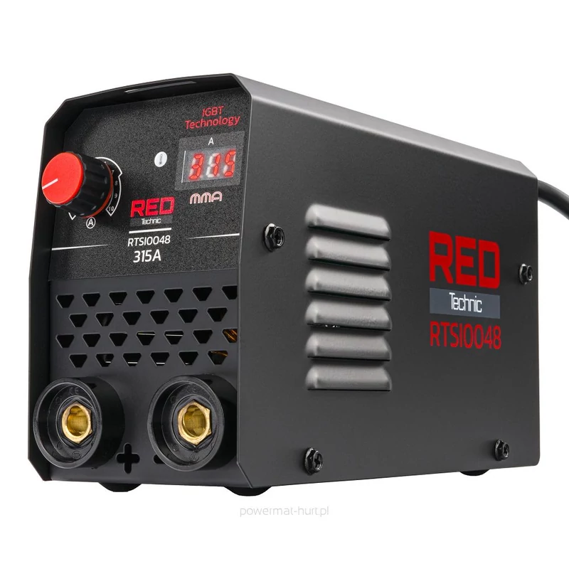 POWERMAT/ RED TECHNIC INVERTERES HEGESZTŐGÉP 315A LCD MMA IGBT RTSI0048