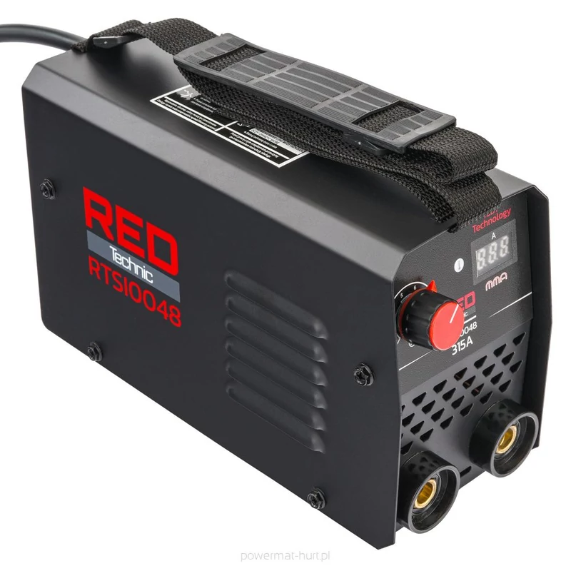 POWERMAT/ RED TECHNIC INVERTERES HEGESZTŐGÉP 315A LCD MMA IGBT RTSI0048