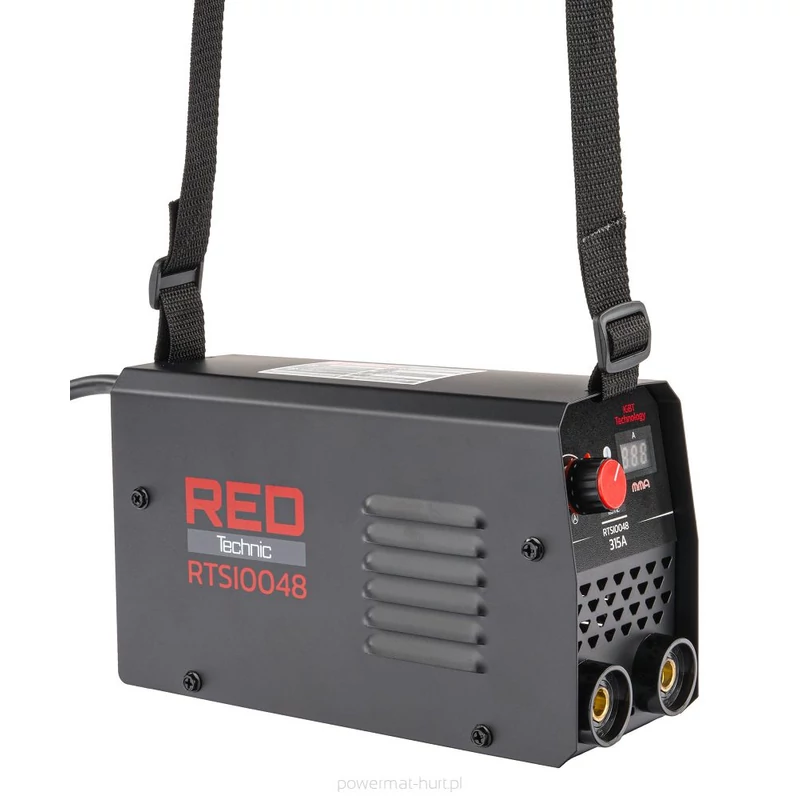 POWERMAT/ RED TECHNIC INVERTERES HEGESZTŐGÉP 315A LCD MMA IGBT RTSI0048