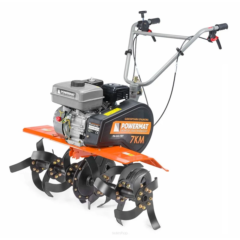 Powermat benzinmotoros rotációs kapa - kapálógép - 7LE