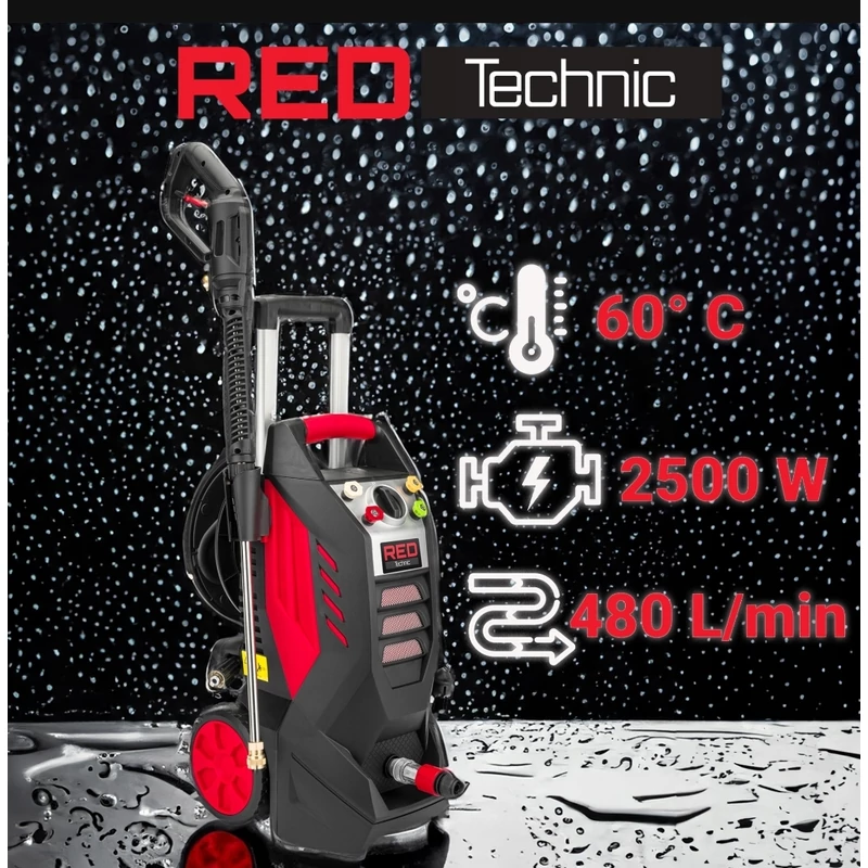 RED TECHNIC MAGASNYOMÁSÚ MOSÓ - 300 BAR 2500W