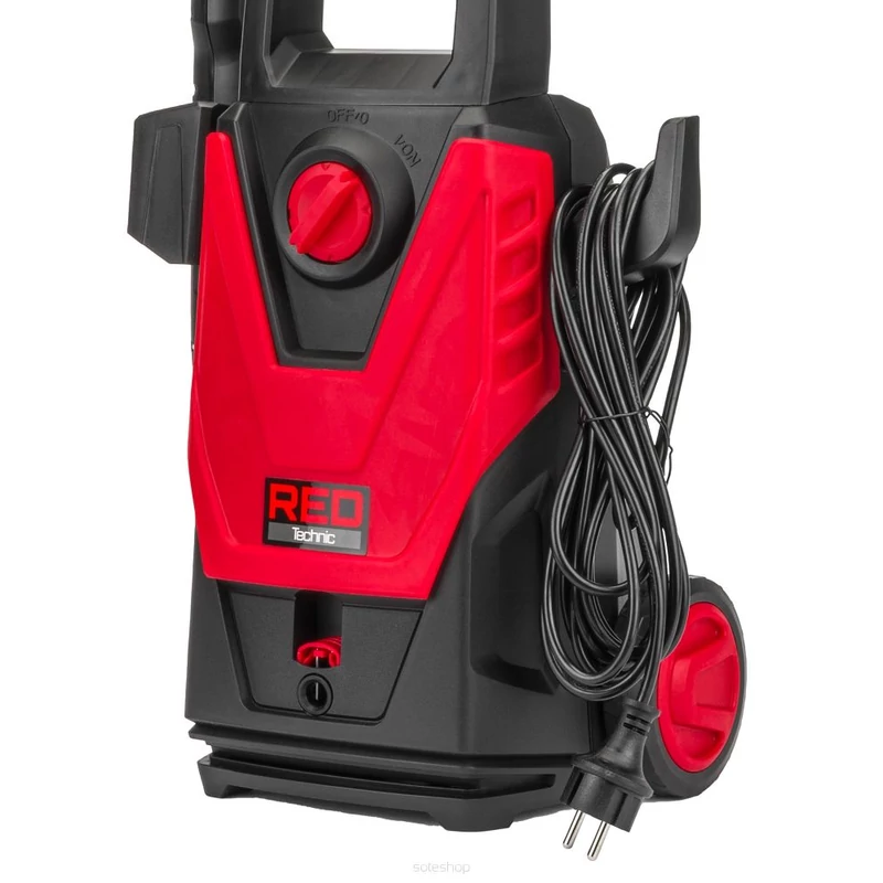 RED TECHNIC MAGASNYOMÁSÚ MOSÓ 1600W / 120BAR / 230BAR  + TARTOZÉK KÉSZLET