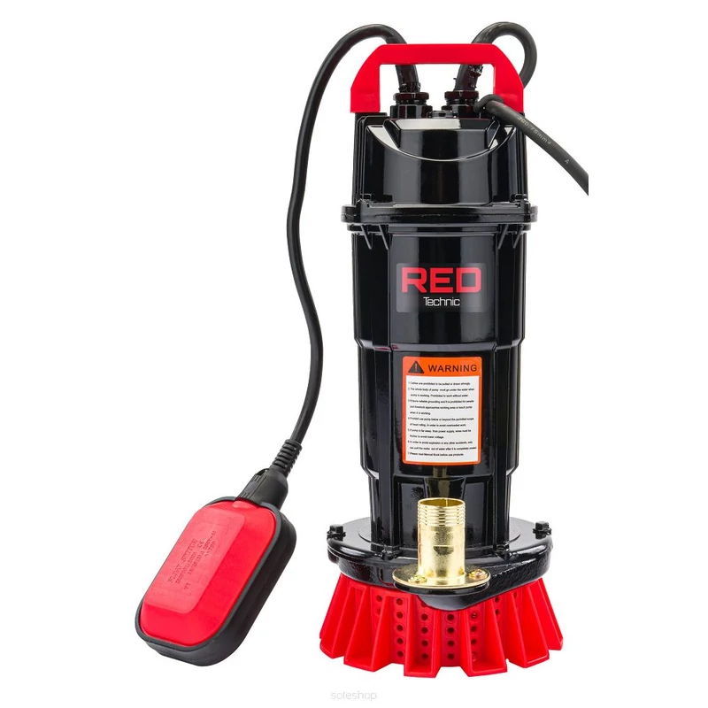 RED TECHNIC Szivattyú 8000 L/h szennyvíz 1" úszó