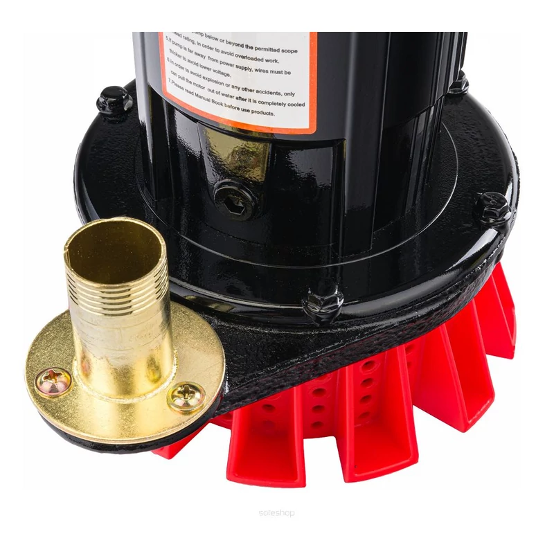 RED TECHNIC Szivattyú 8000 L/h szennyvíz 1" merülő 