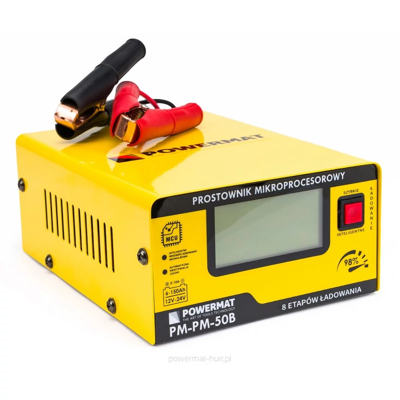 Mikroprocesszoros Akkumulátortöltő 12/24V PM-PM-50B