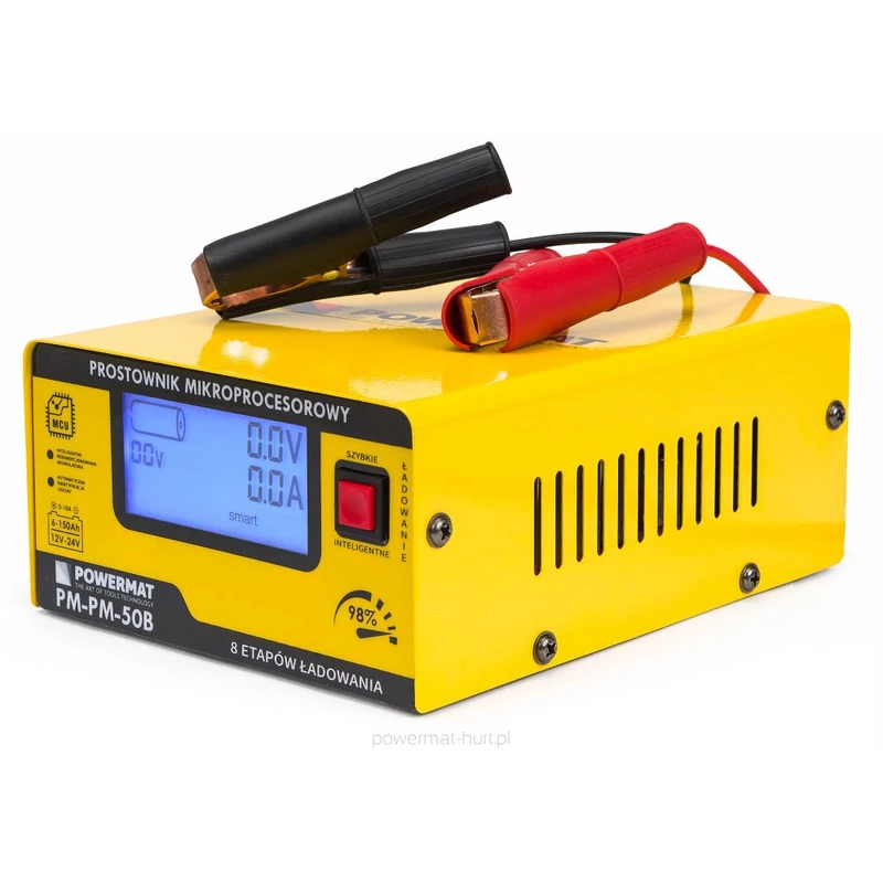 Mikroprocesszoros Akkumulátortöltő 12/24V PM-PM-50B