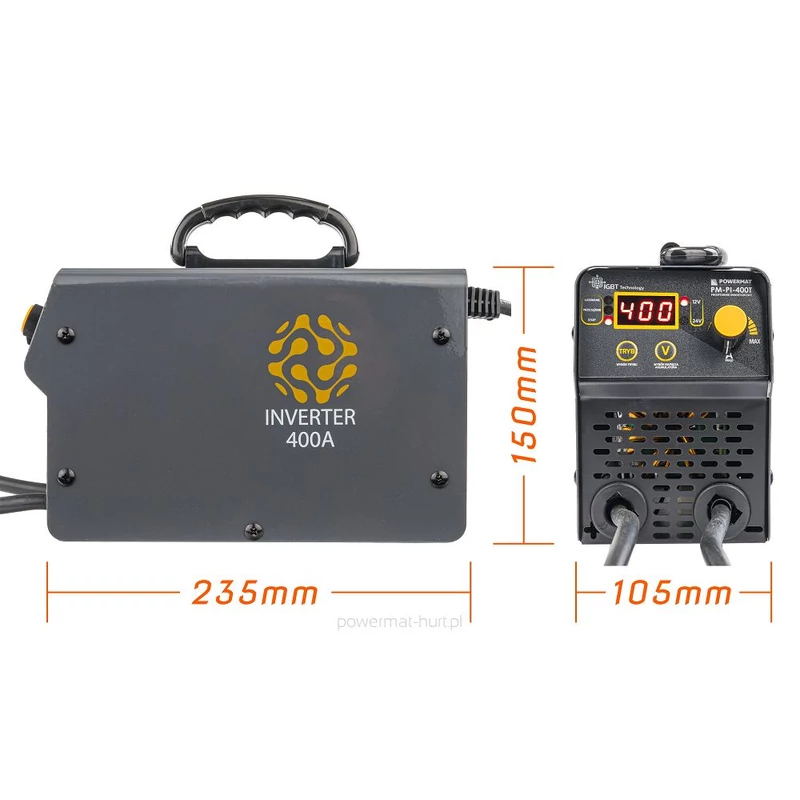 Akkumulátortöltő Inverteres indítással 400A 12/24 V 40A PM-PI-400T
