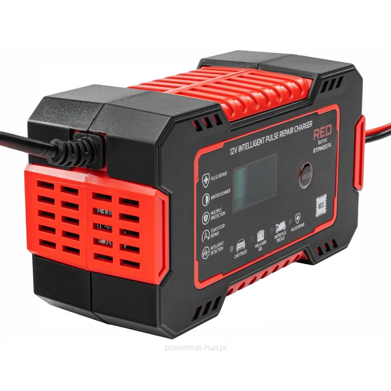 Mikroprocesszoros Akkumulátortöltő 12V 