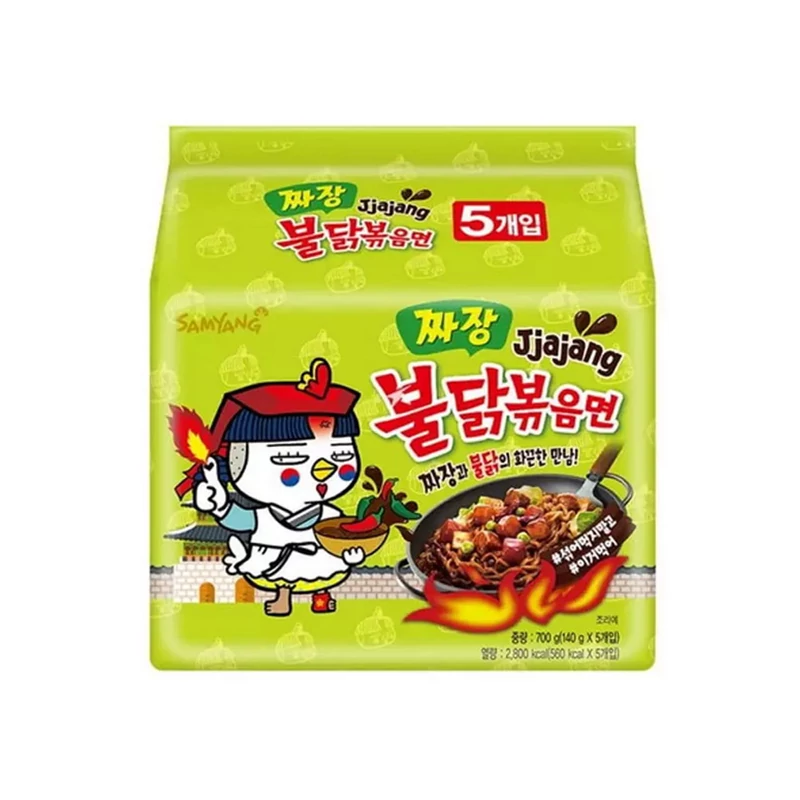 5 db SAMYANG BULDAK CSIRKÉS TÉSZTA JJAJANG ÍZESÍTÉSSEL 140G