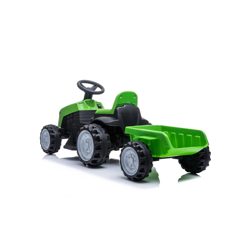 Mini elektromos traktor pótkocsival gyermekeknek