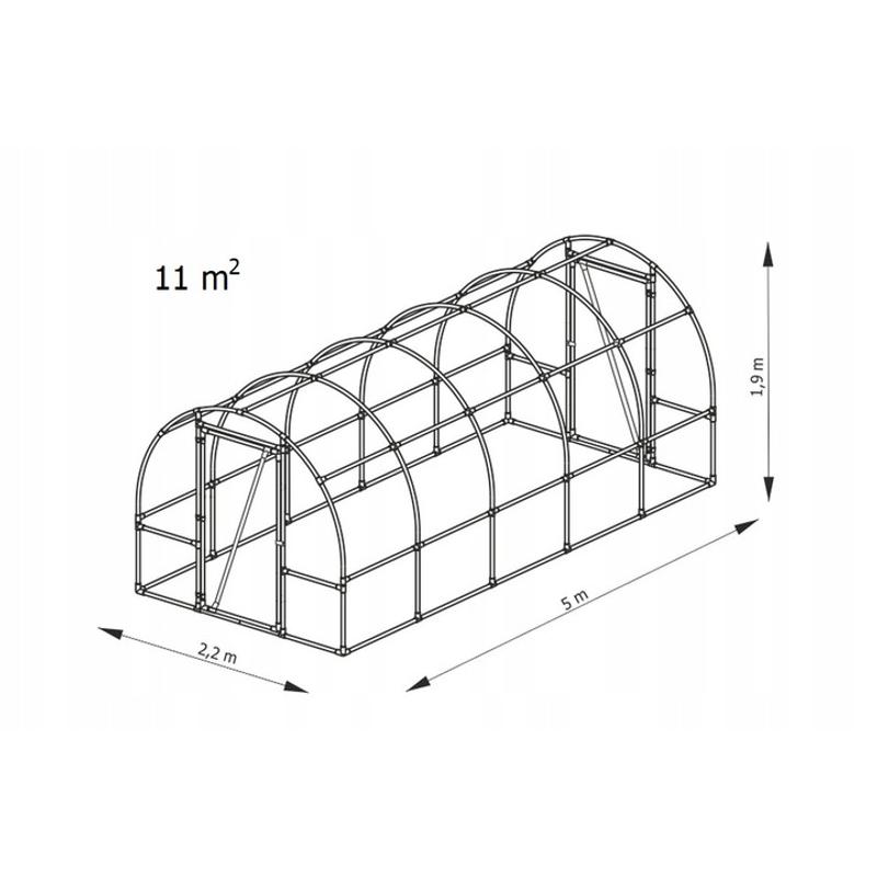 FÓLIASÁTOR 5 x 2,2 m -11 m2