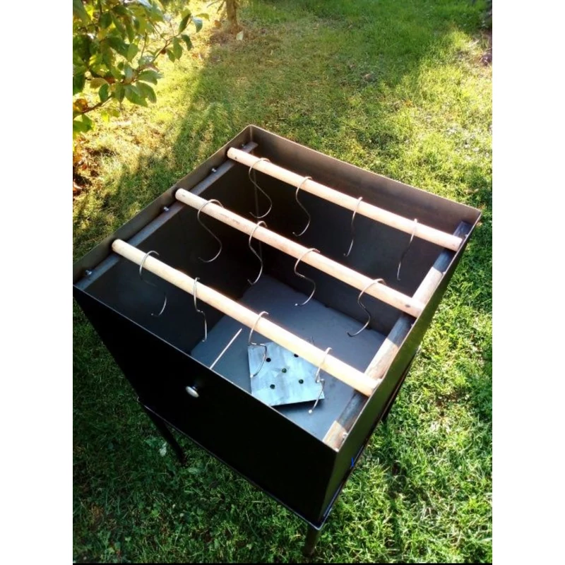 SETA kerti füstölő + tűztér (BBQ- smoker) FK