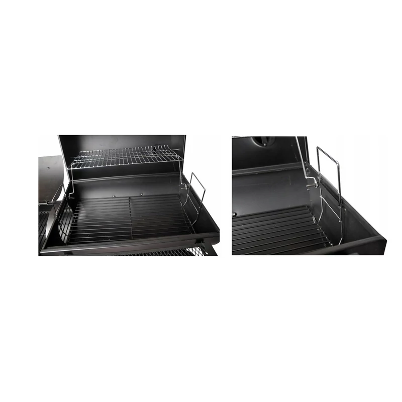 BBQ grill és smoker 125 cm