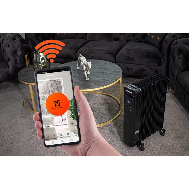 Powermat Elektromos olajradiátor WIFIs 2500W PM-GOL-3000DLW
