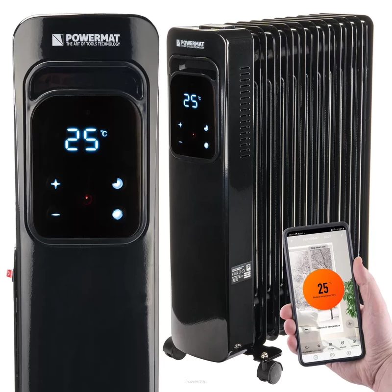 Powermat Elektromos olajradiátor WIFIs 2500W PM-GOL-3000DLW
