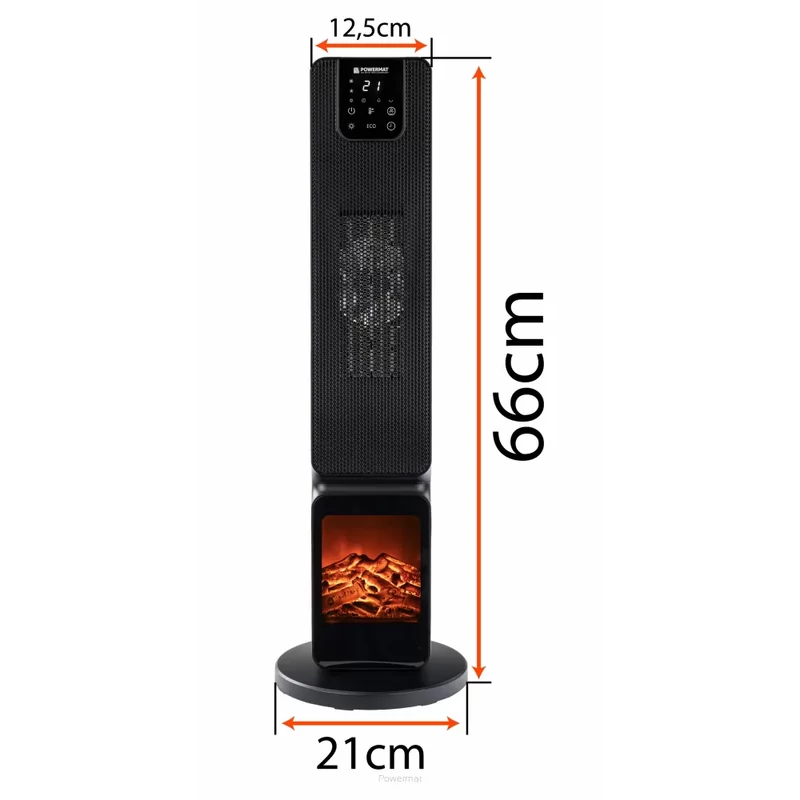 Powermat ELEKTROMOS Oszlopradiátor 2500W PM-GKL-3500DLK