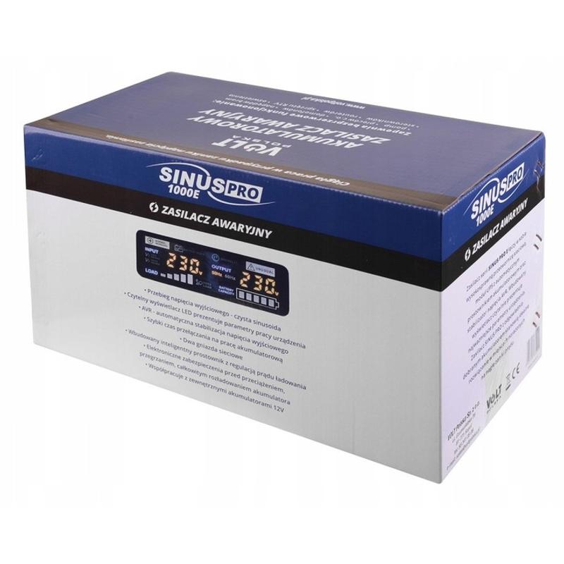 UPS SINUS PRO 1000W 12V szünetmentes tápegység
