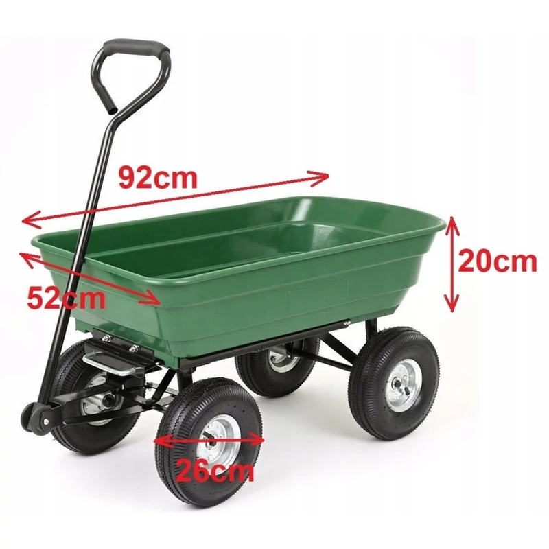SETA KERTI KÉZIKOCSI   BILLENŐ   ( 75L- 350KG)