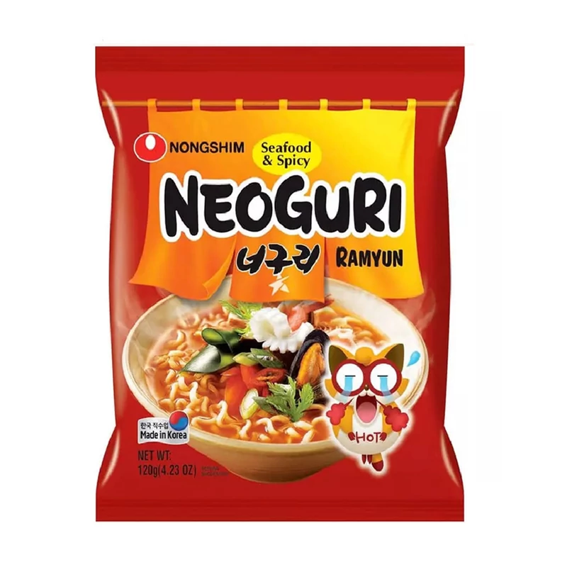 Nongshim Neoguri Ramyun Csípős Instant Tésztaleves 120 g