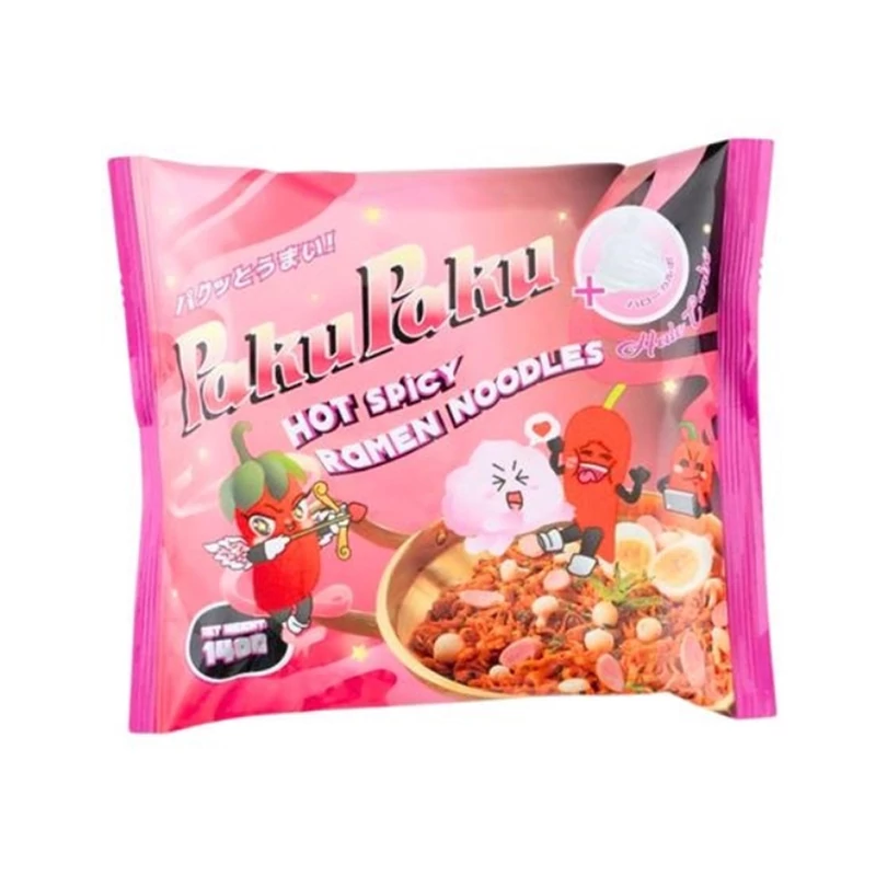 PakuPaku Halo Carbo Carbonara csípős Ramen tészta
