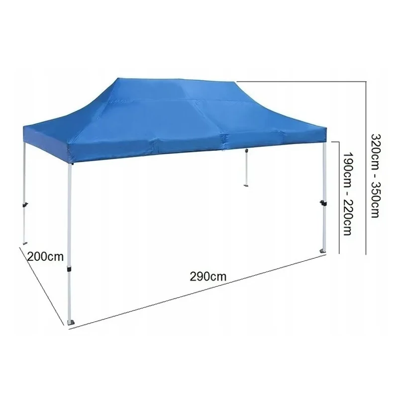 Kerti pavilon 2x3m- több színben