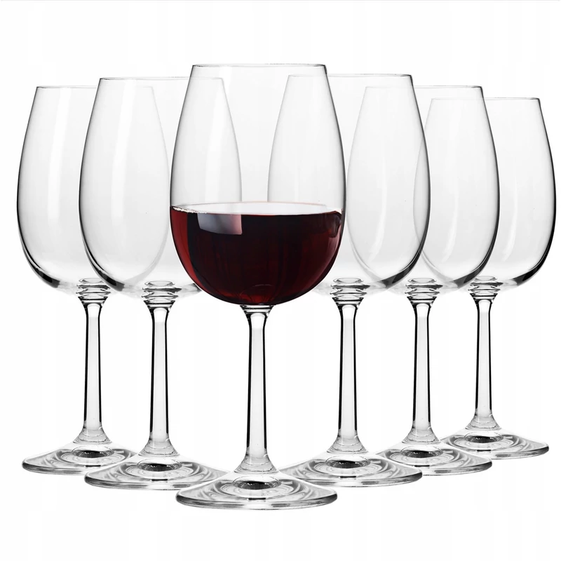 Vörösboros pohárkészlet - 6 x 350 ml