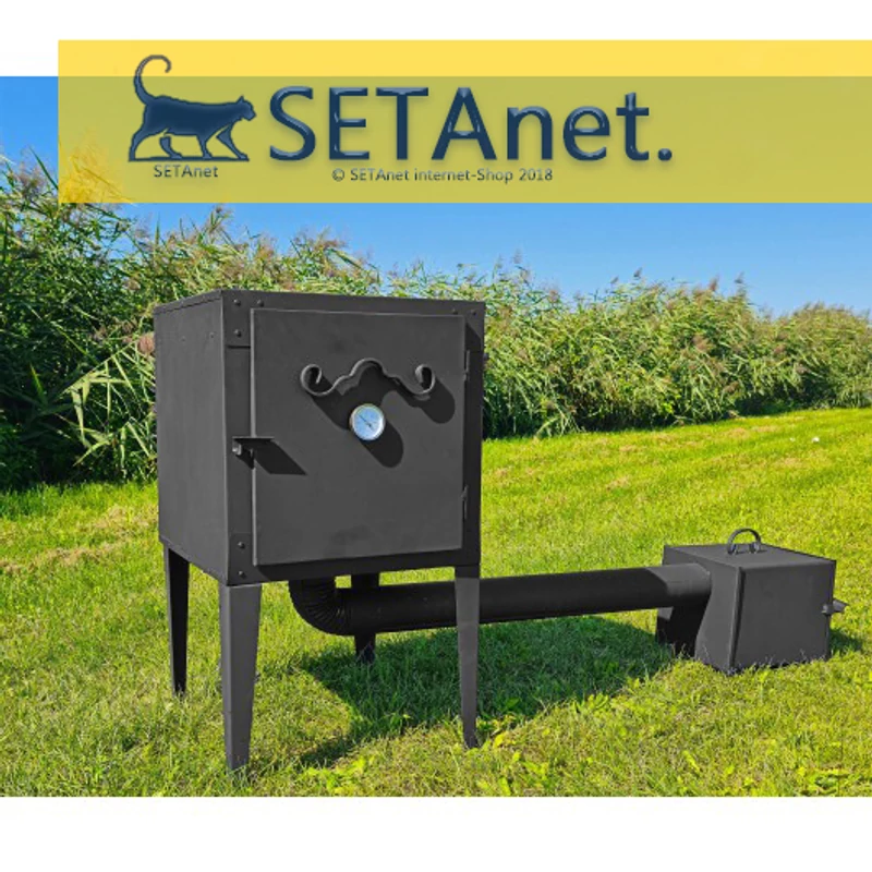 SETA kerti füstölő + tűztér (BBQ- smoker) FK