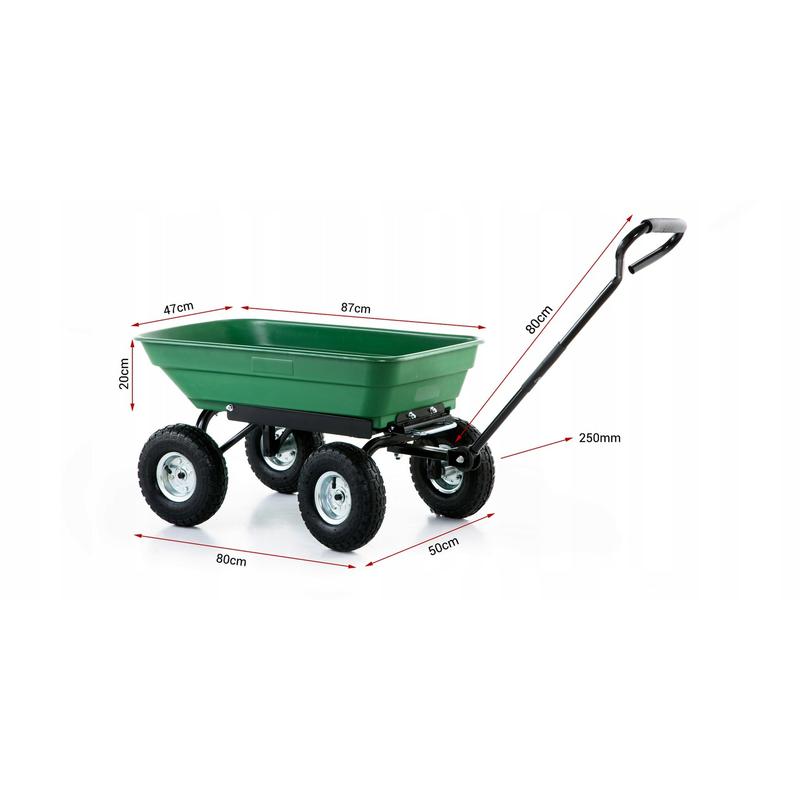 SETA KERTI KÉZIKOCSI   BILLENŐ   ( 75L- 350KG)