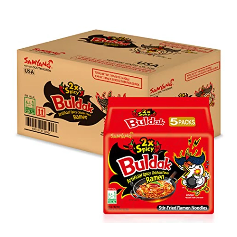 40 db SAMYANG BULDAK 2X CSÍPŐS CSIRKE ÍZESÍTÉSŰ TÉSZTA 140G