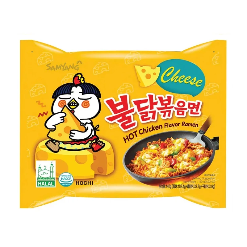 Samyang Buldak Csirkés tészta sajtos ízesítéssel 140 g