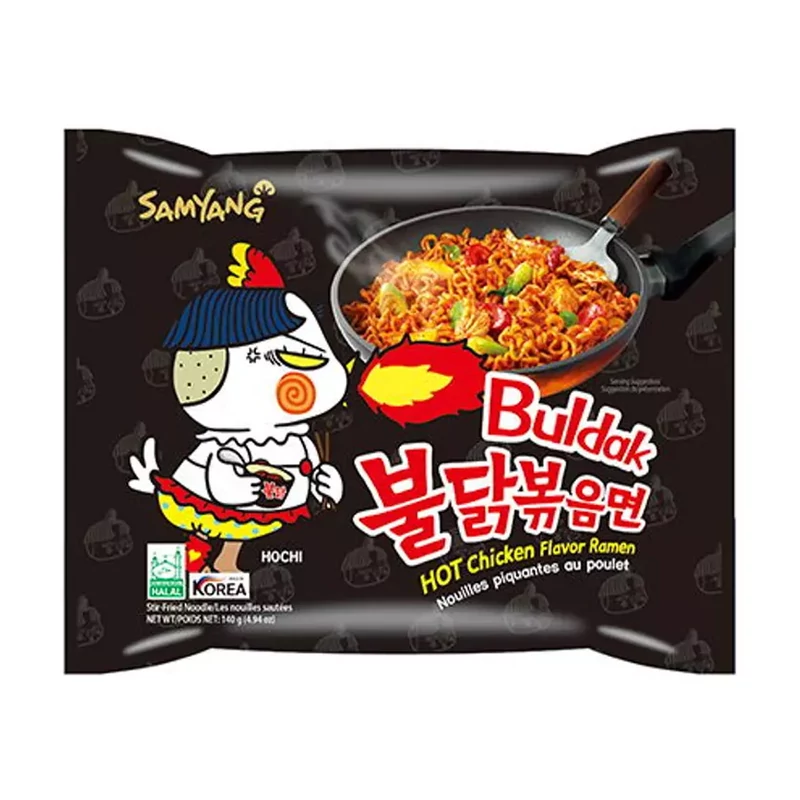 40 db Samyang Buldak Csípős Csirke Ízesítésű Tészta 140g