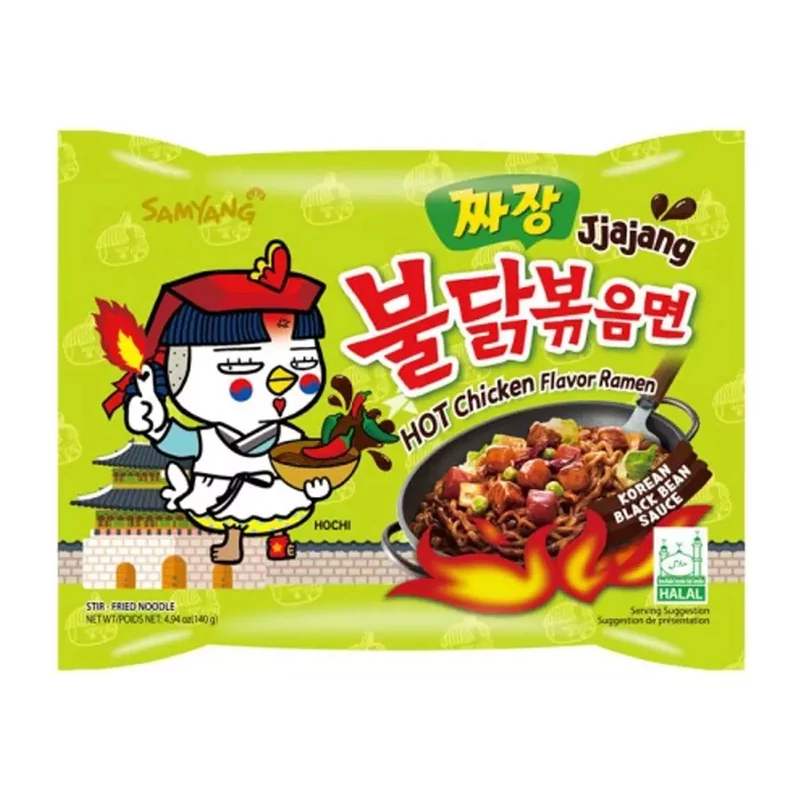 SAMYANG BULDAK CSIRKÉS TÉSZTA JJAJANG ÍZESÍTÉSSEL 140G