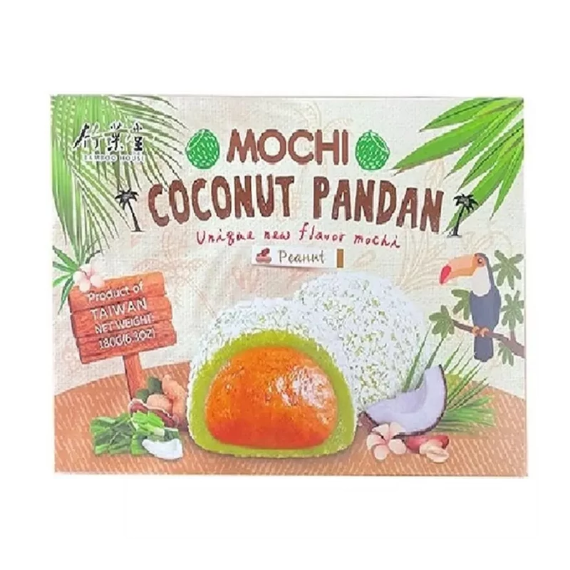 Bamboo House Coconut pandan Mochi földimogyoróval