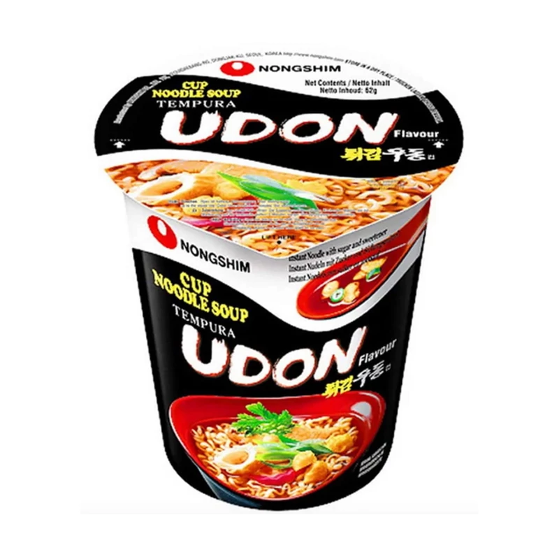 12 db  Nongshim cup tempura udon tészta 62g